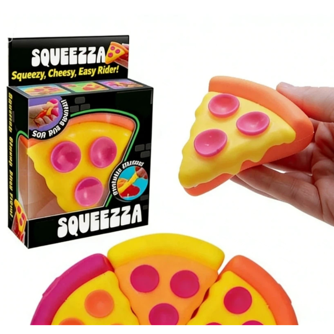 Fidget Cube Original - Schylling Needoh pizza Stress Relief Squishy