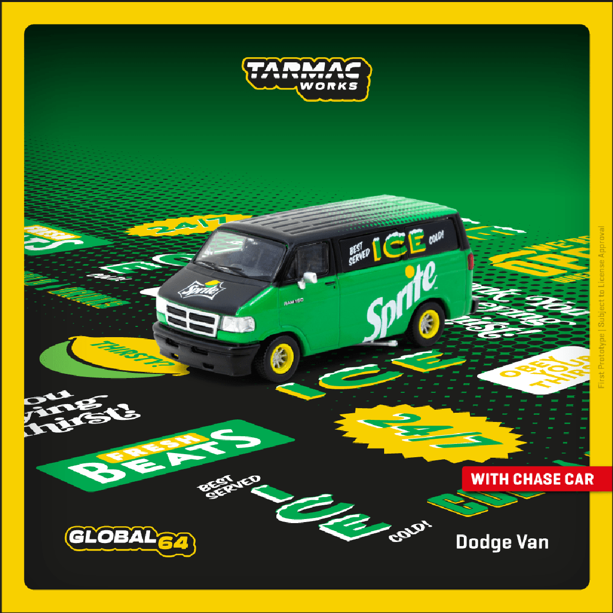 Die Cast Car 1 64 - Tarmac Works 1:64 Dodge Ram 1500