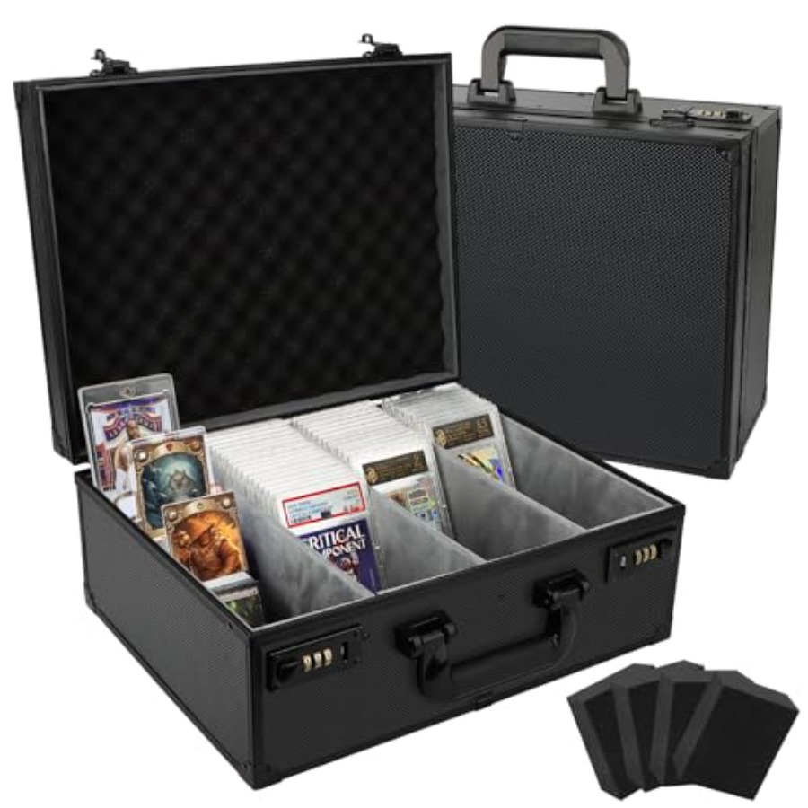 Card Top Loader - Graded Card Storage Box Holds 170+