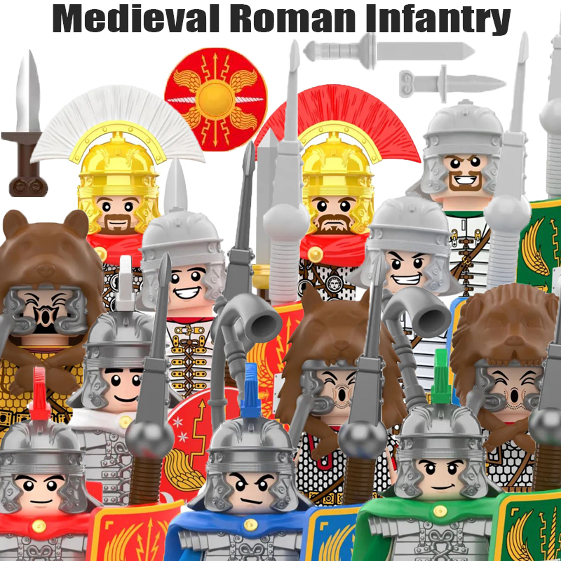 MOC Medieval Military Roman In – Lego Minifigure Holder Bewertung und Preis