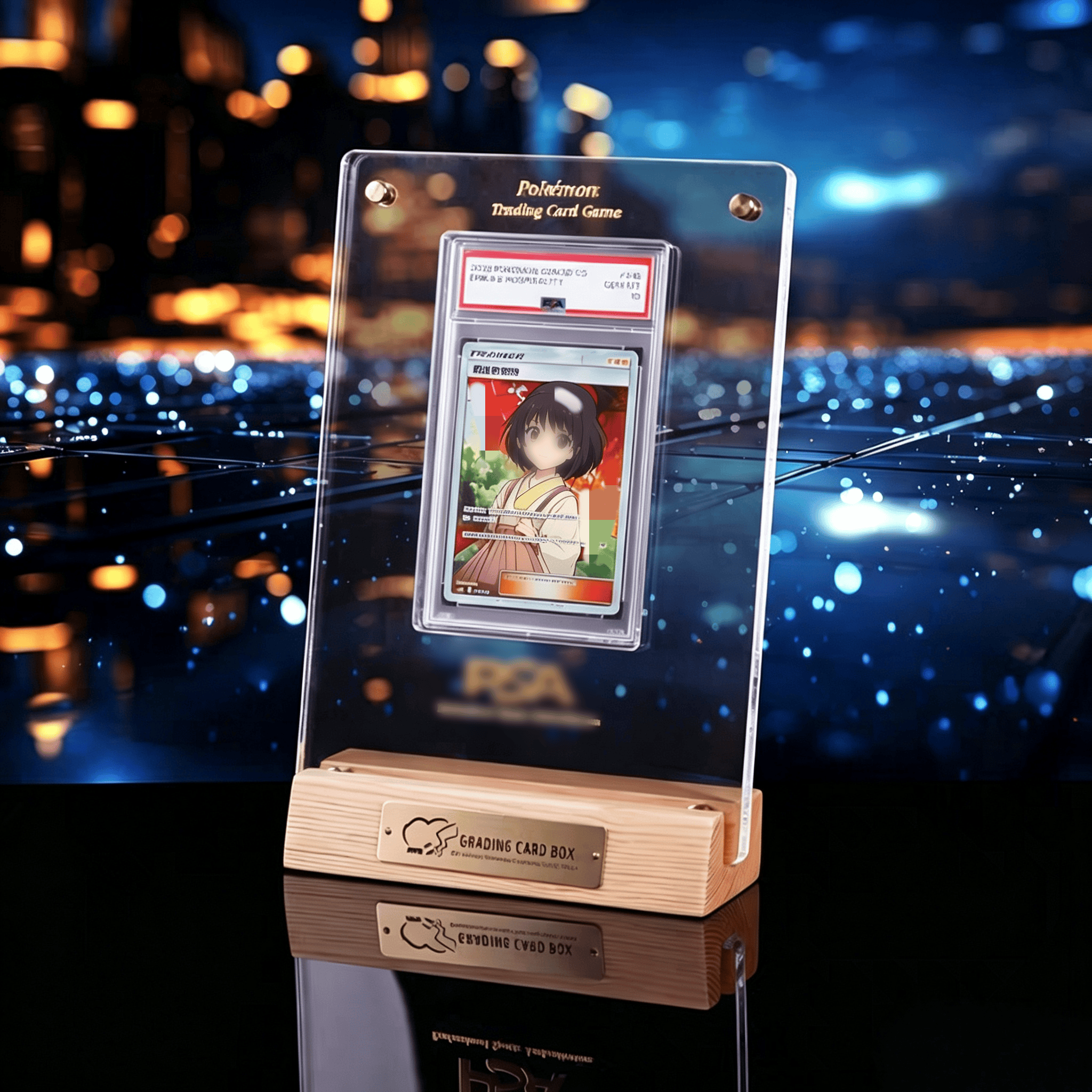 Pokemon PTCG & Yu-Gi-Oh Card D – Graded Card Display Bewertung und Preis
