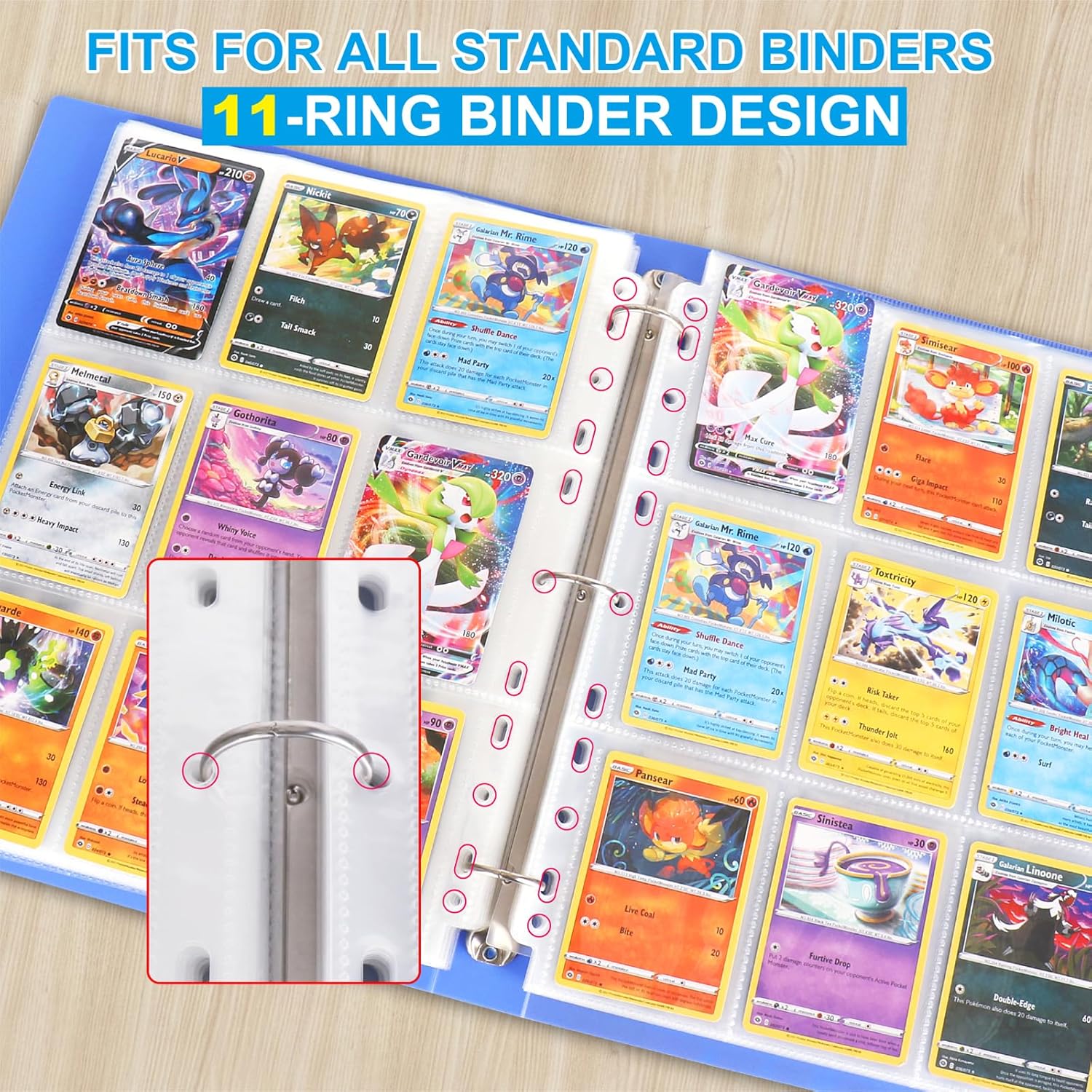 540 Pockets Double-Sided Tradi – Pokemon Binder Card Bewertung und Preis