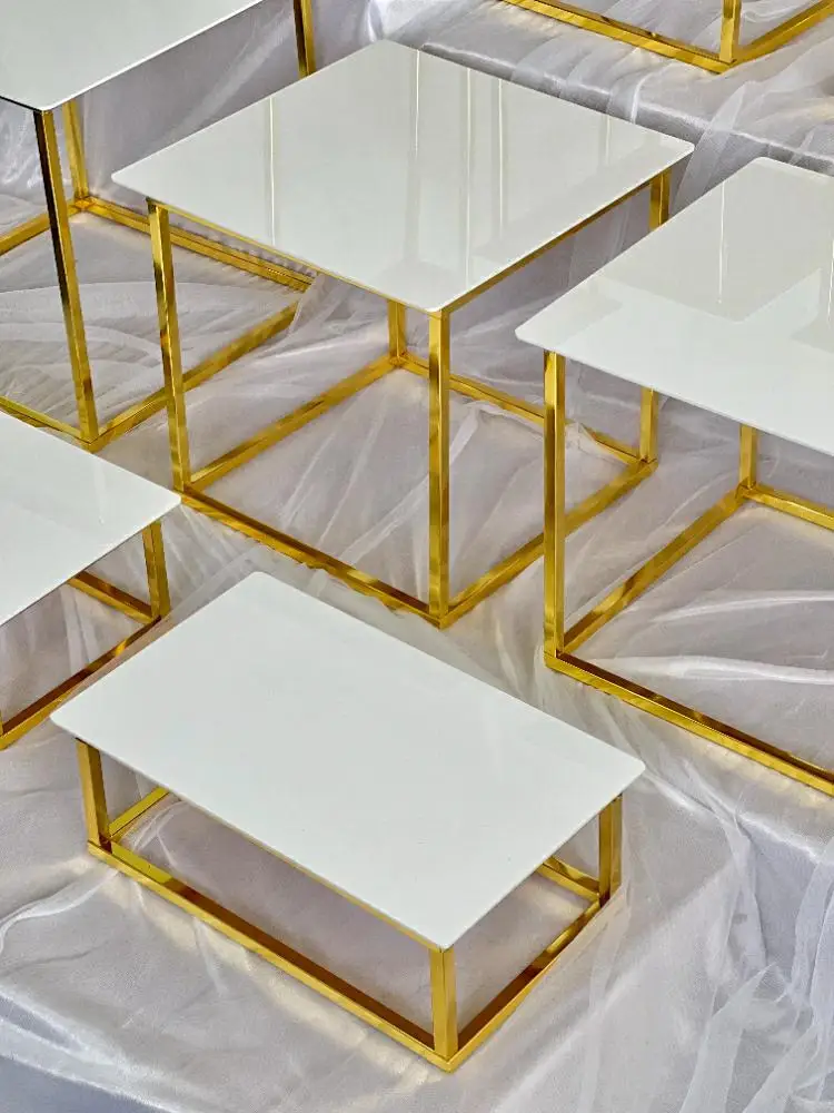12-20 PCS Luxury Gold Frame Wh – Display Risers Set Bewertung und Preis