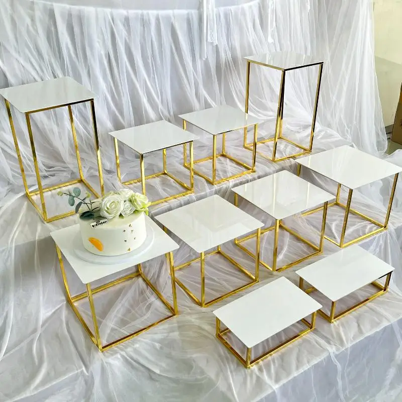 12-20 PCS Luxury Gold Frame Wh – Display Risers Set Bewertung und Preis