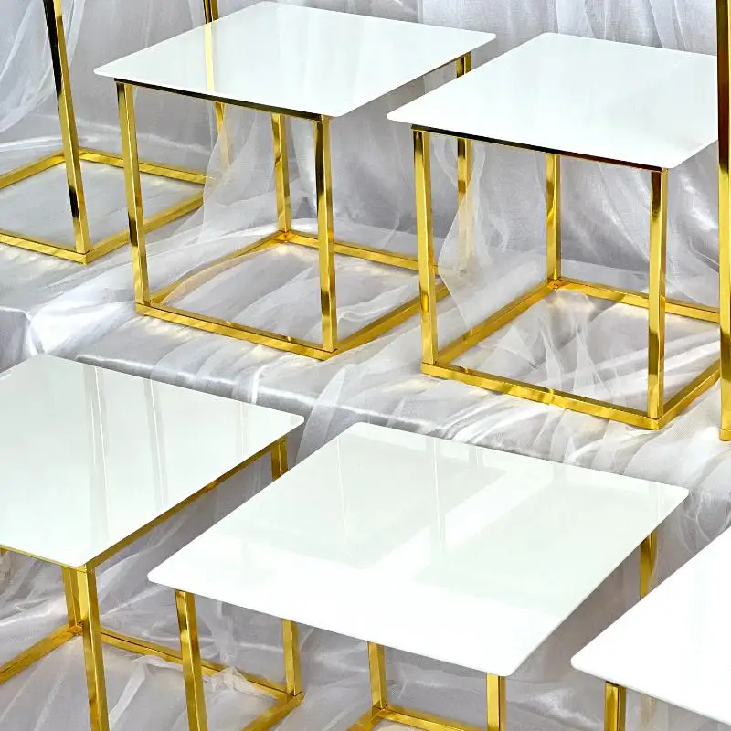 12-20 PCS Luxury Gold Frame Wh – Display Risers Set Bewertung und Preis