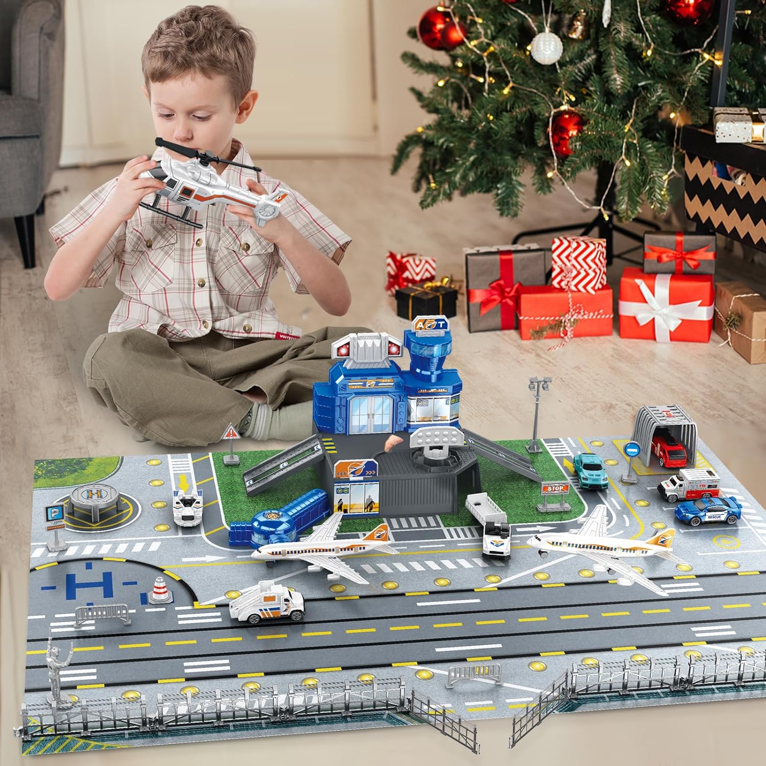 Children's Airport Scene Toy S – Model Airplane Plastic Bewertung und Preis