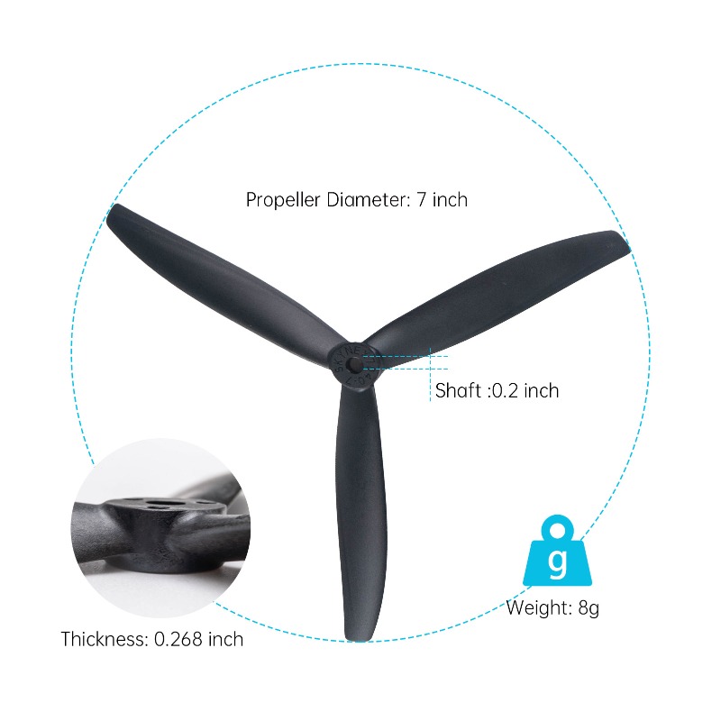 7X4X3 7040 Propeller 7-Inch Bl – Model Airplane Plastic Bewertung und Preis