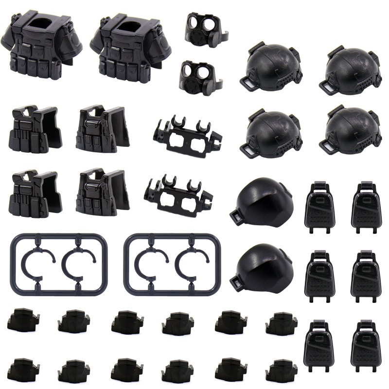 MOC Military Weapons SWAT City – Lego Minifigure Holder Bewertung und Preis