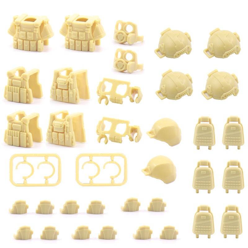 MOC Military Weapons SWAT City – Lego Minifigure Holder Bewertung und Preis