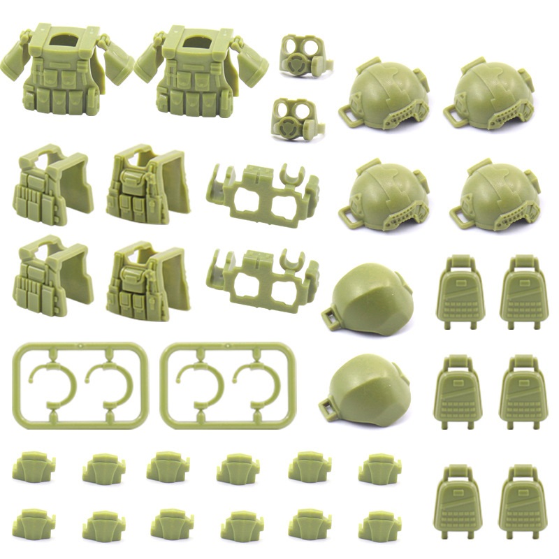 MOC Military Weapons SWAT City – Lego Minifigure Holder Bewertung und Preis