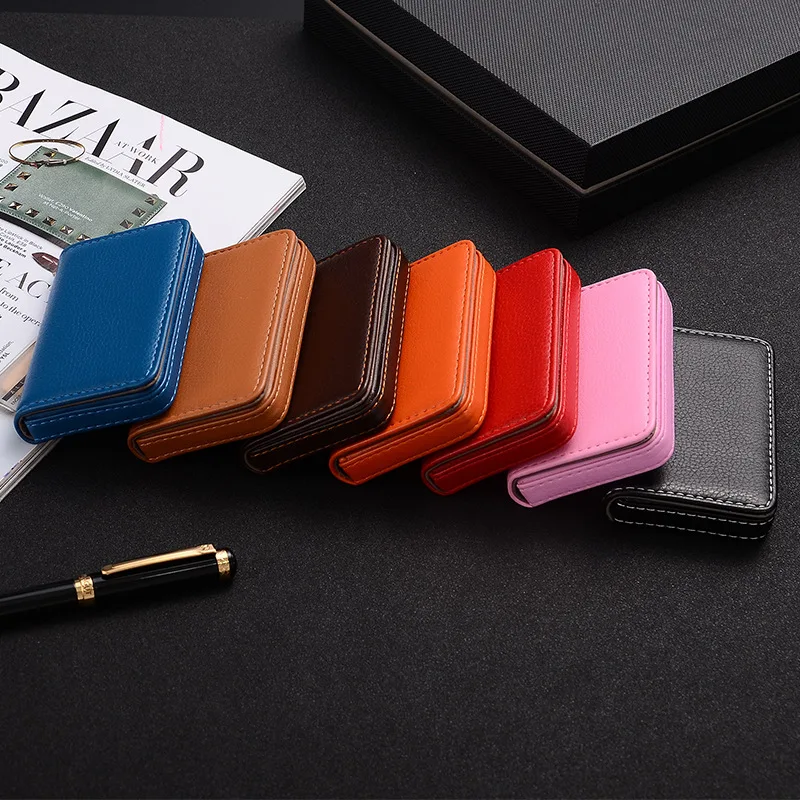 2026 PU Leather Business Card  – Card Top Loader Bewertung und Preis