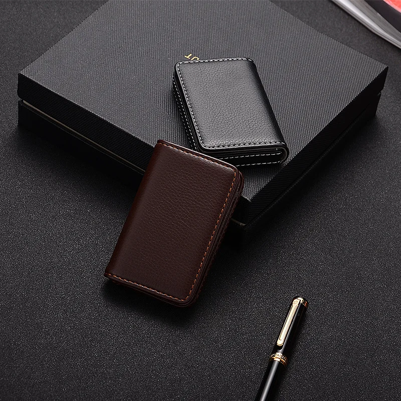 2026 PU Leather Business Card  – Card Top Loader Bewertung und Preis