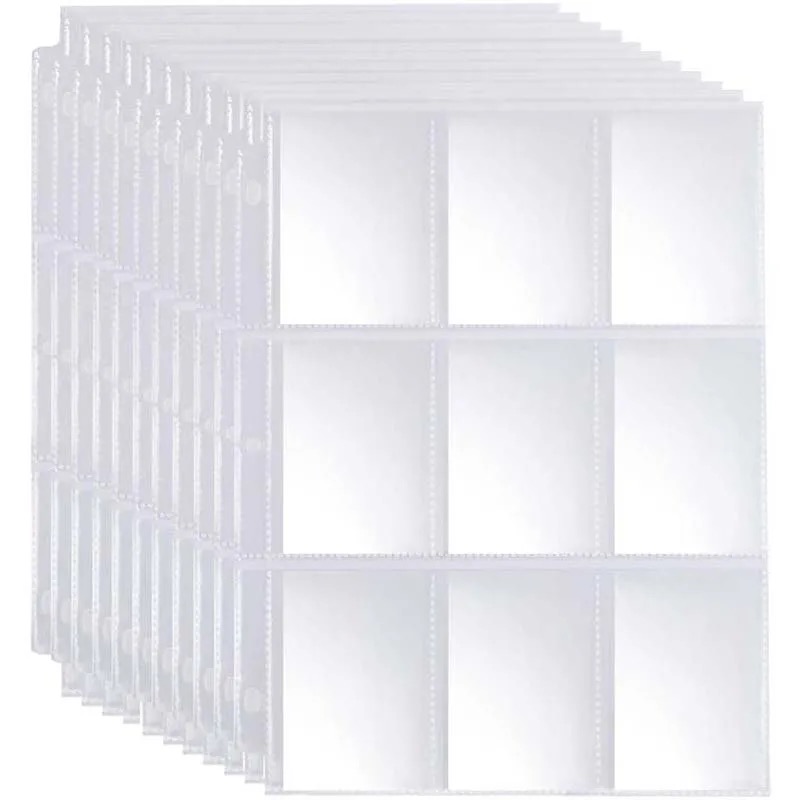 50pcs 9 Pocket Trading Gaming  – Card Penny Sleeve Bewertung und Preis