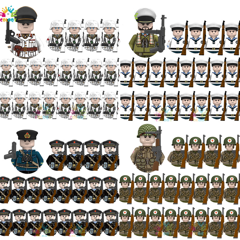 Kids Toys 21pcs/lot WW2 N001-N – Lego Minifigure Holder Bewertung und Preis