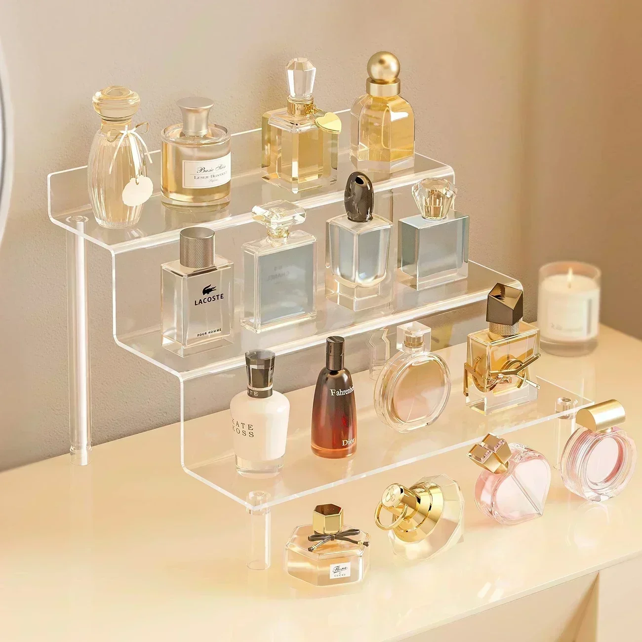 1-4 Tier Acrylic Display Stand – Pop Display Shelf Bewertung und Preis