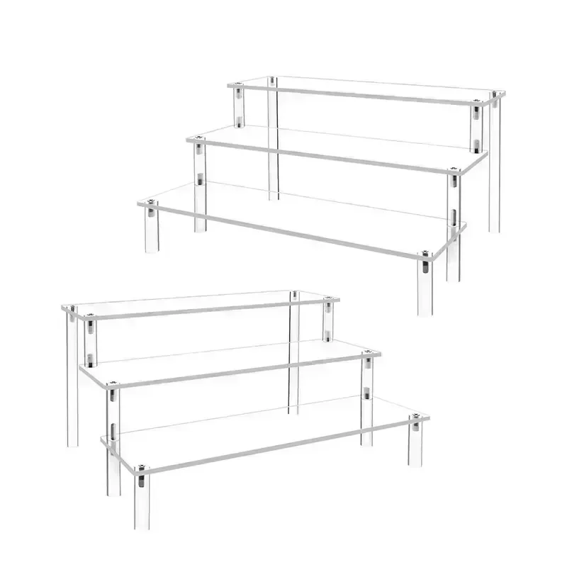 1-4 Tier Acrylic Display Stand – Pop Display Shelf Bewertung und Preis