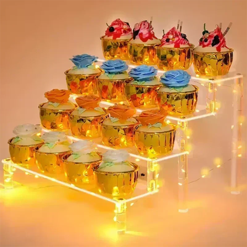 1-4 Tier Acrylic Display Stand – Pop Display Shelf Bewertung und Preis