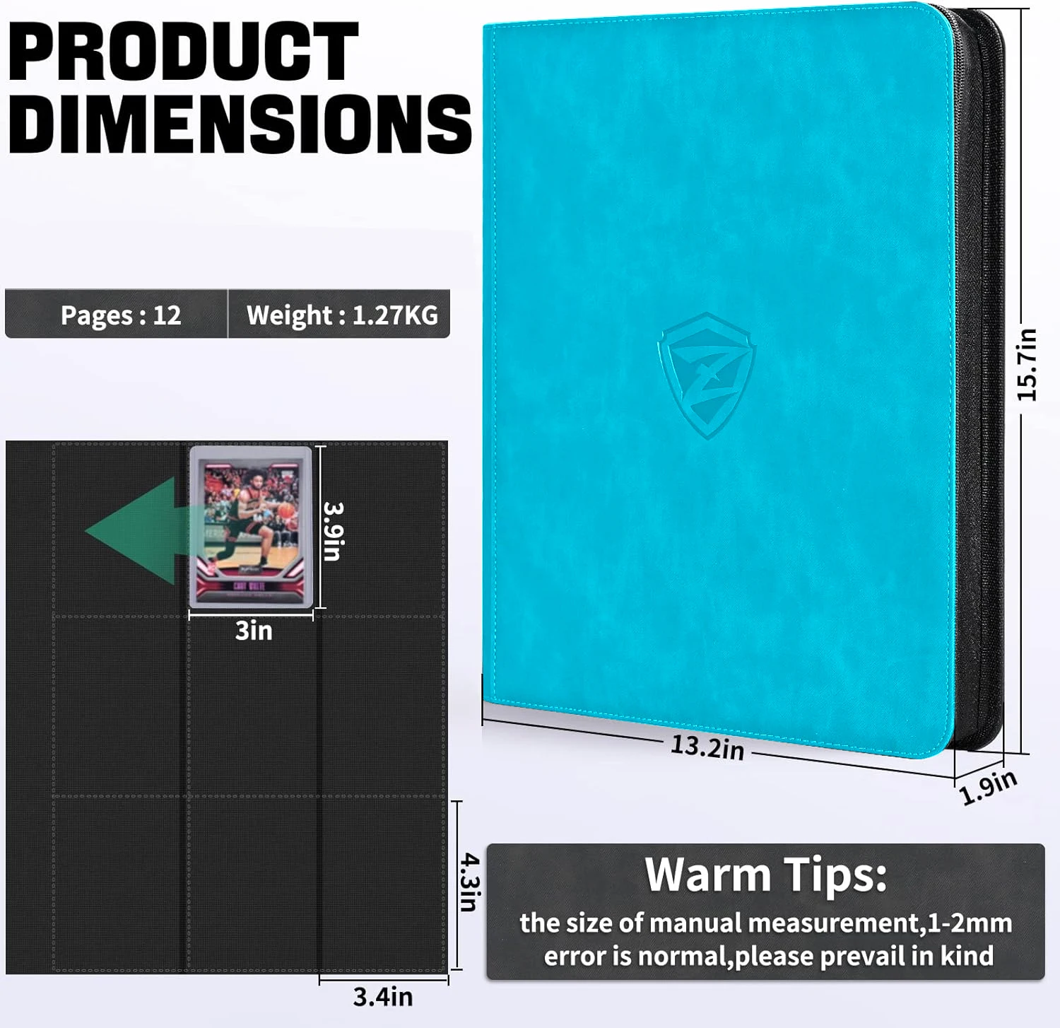 Card Binder, 9-Pocket Trading  – Trading Card Binder Bewertung und Preis