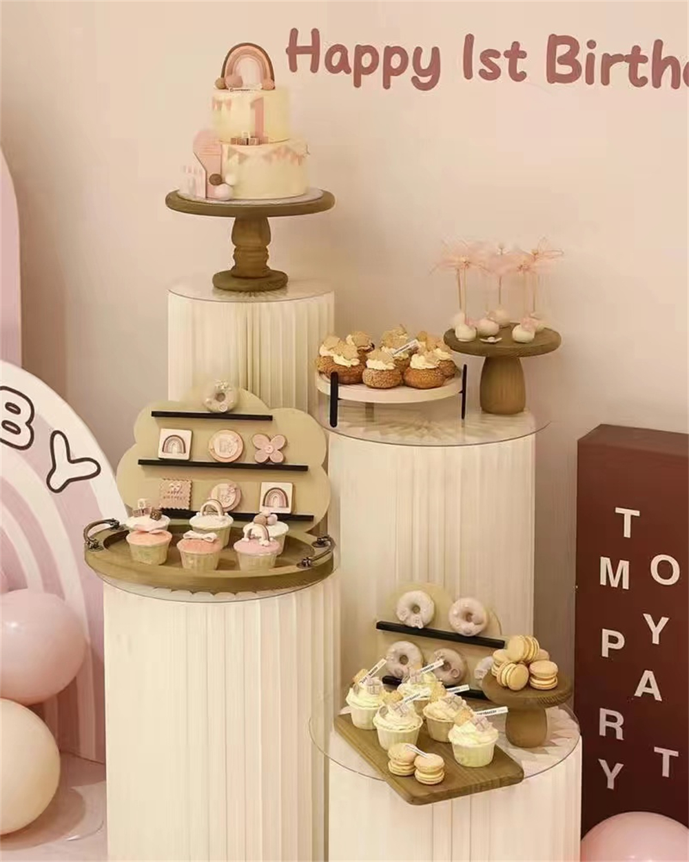 Dessert Table Display Set Whit – Display Risers Set Bewertung und Preis
