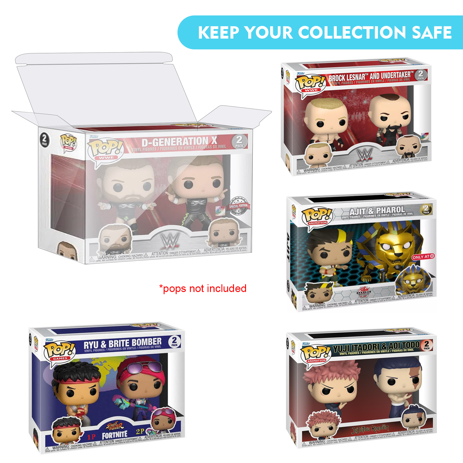 HIGOPLAY 2 in 1 Pack Protectiv – Funko Pop Protector Bewertung und Preis