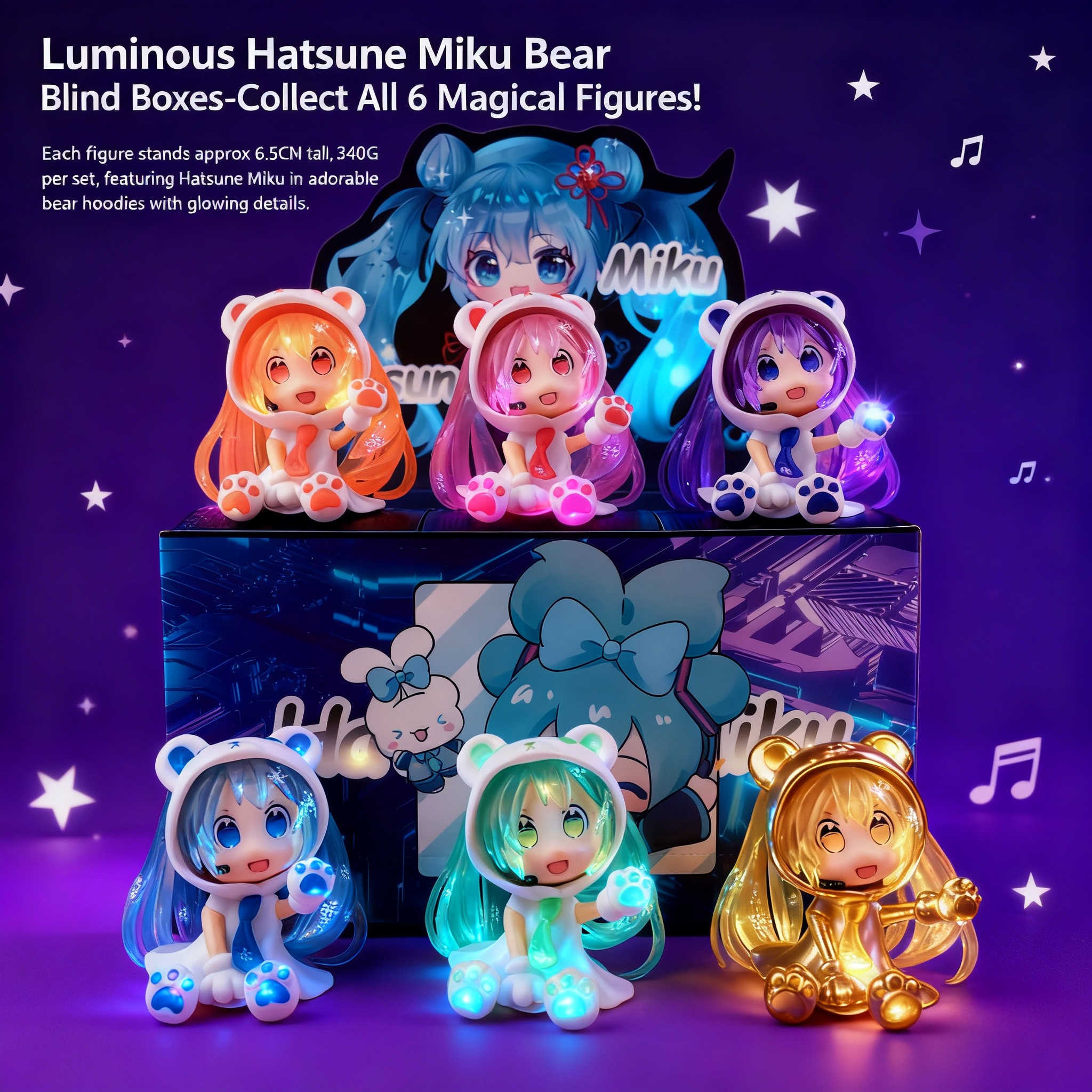 Glow in the Dark Hatsune Miku  – Capsule Toy Gashapon Bewertung und Preis