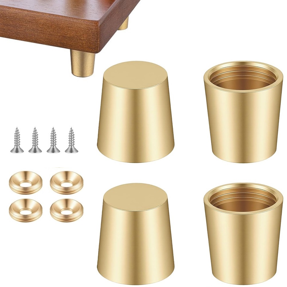 4pcs Brass Cutting Board Feet  – Display Risers Set Bewertung und Preis