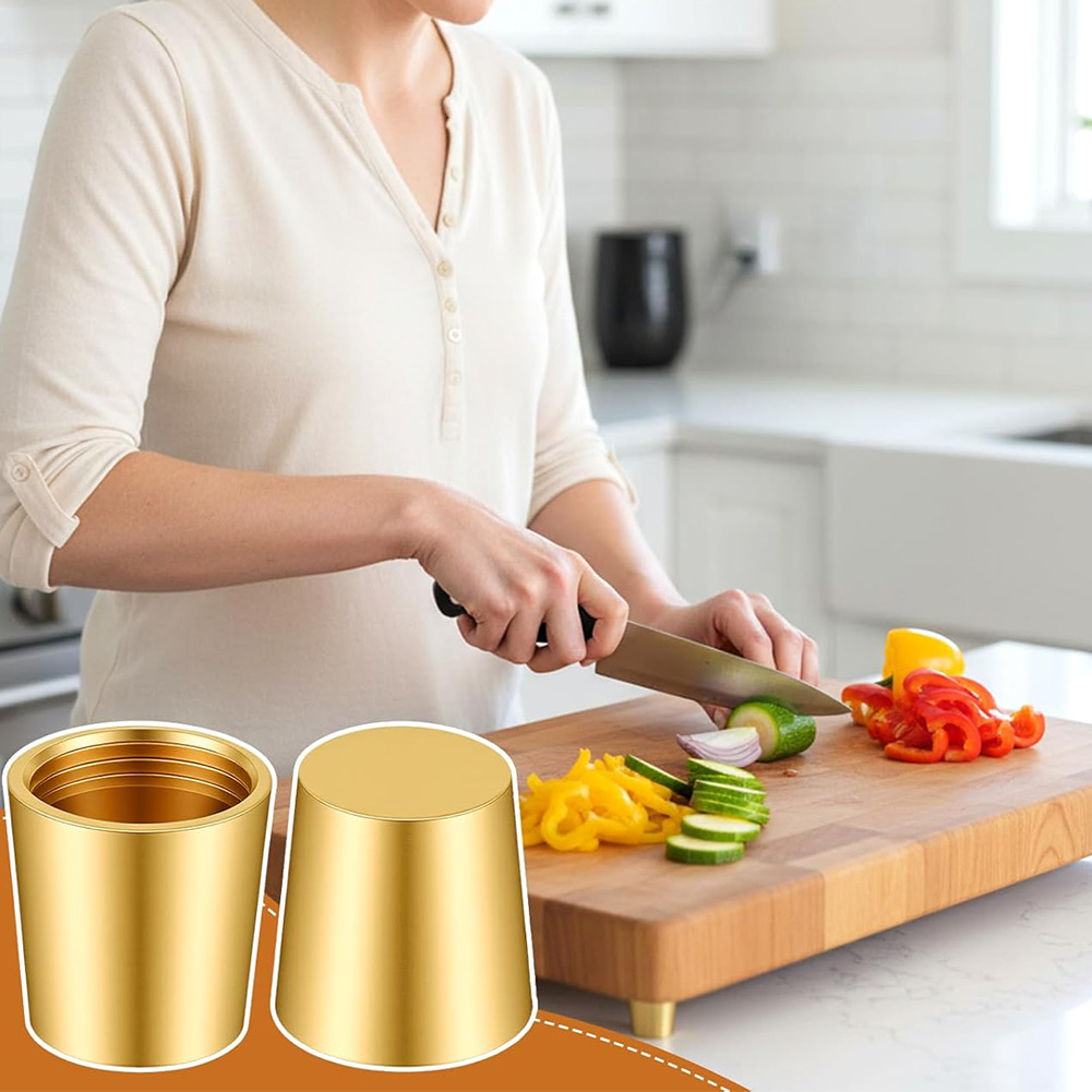 4pcs Brass Cutting Board Feet  – Display Risers Set Bewertung und Preis