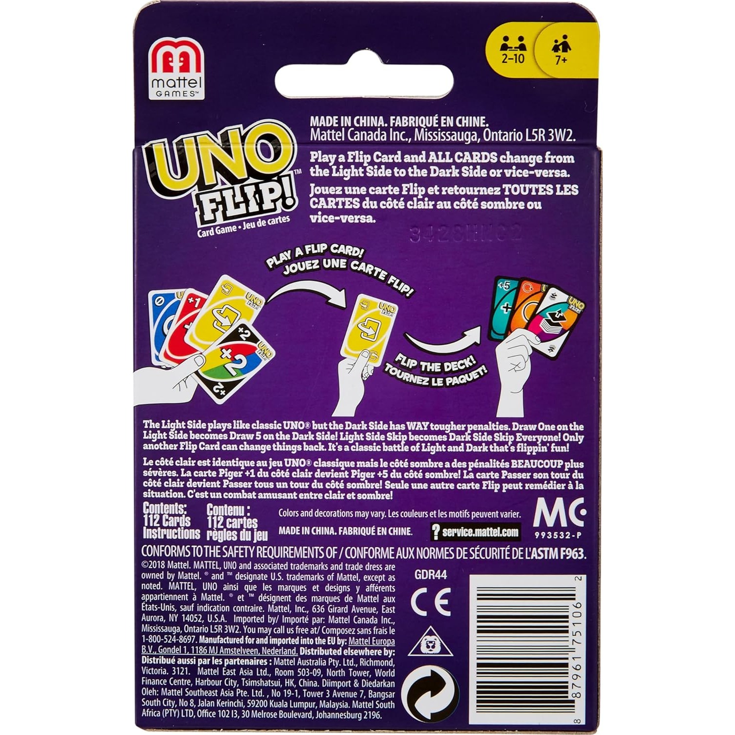 100% Original Mattel UNO Flip  – Graded Card Display Bewertung und Preis