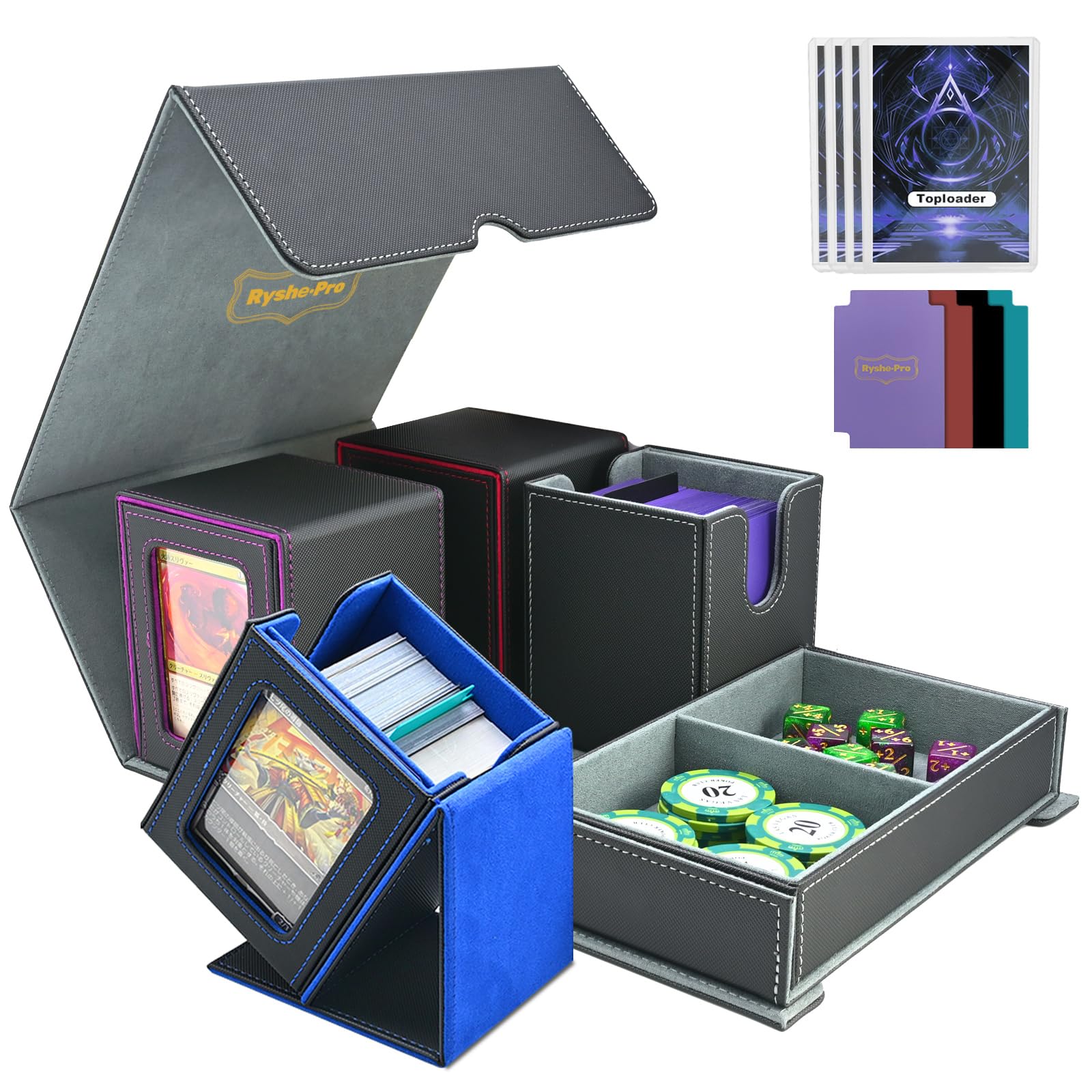 5 In 1 Deck Box For Pokemon Bl – Trading Card Binder Bewertung und Preis