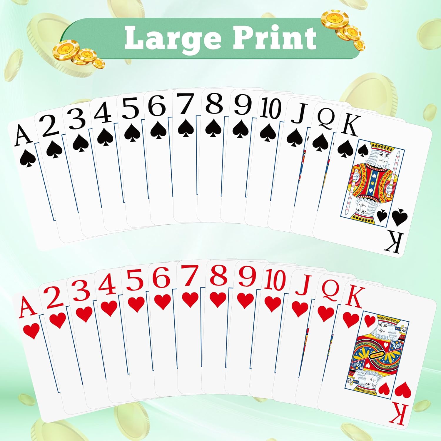 2 Pack Playing Cards | Large P – Graded Card Display Bewertung und Preis