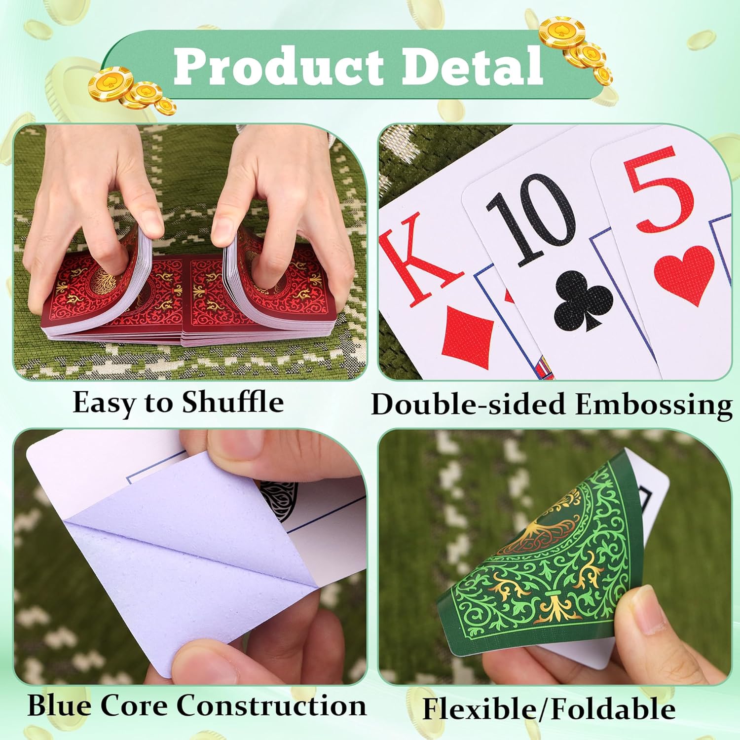 2 Pack Playing Cards | Large P – Graded Card Display Bewertung und Preis