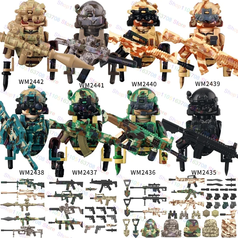 MOC Military Soldiers Action F – Lego Minifigure Holder Bewertung und Preis