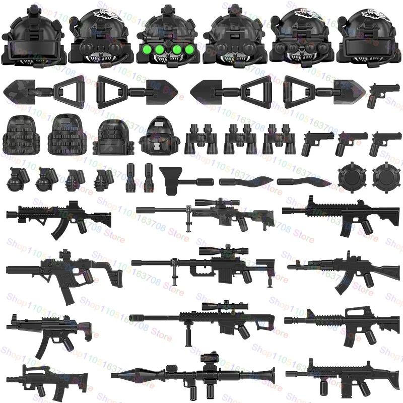 MOC Military Soldiers Action F – Lego Minifigure Holder Bewertung und Preis