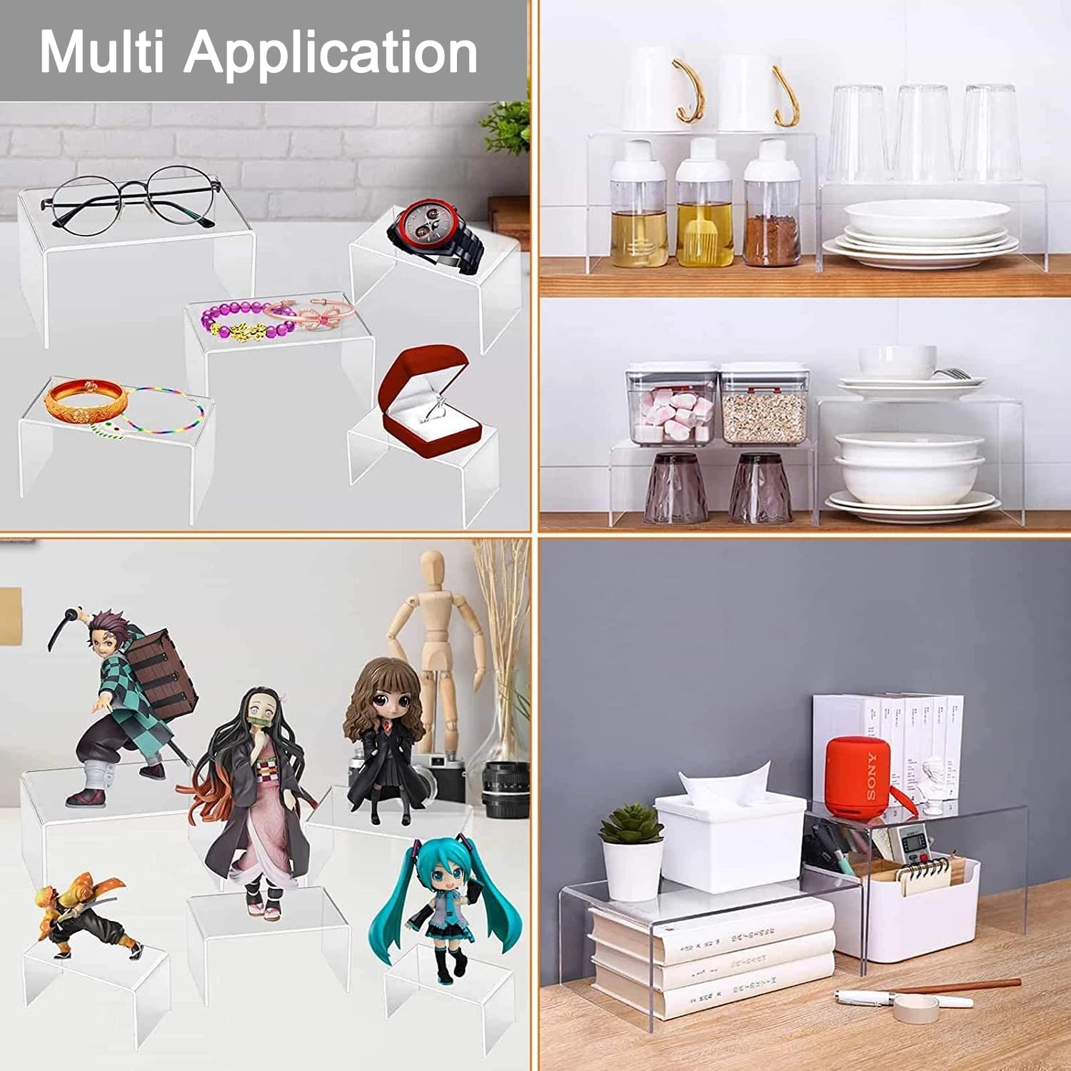 U Shape Acrylic Display Risers – Pop Display Shelf Bewertung und Preis