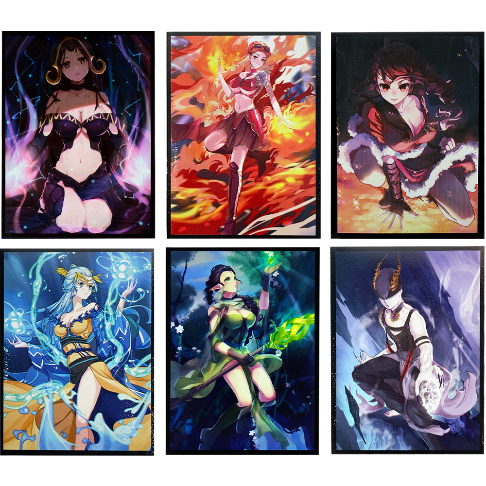 50PCS 66x91mm Art Character Ca – Card Penny Sleeve Bewertung und Preis