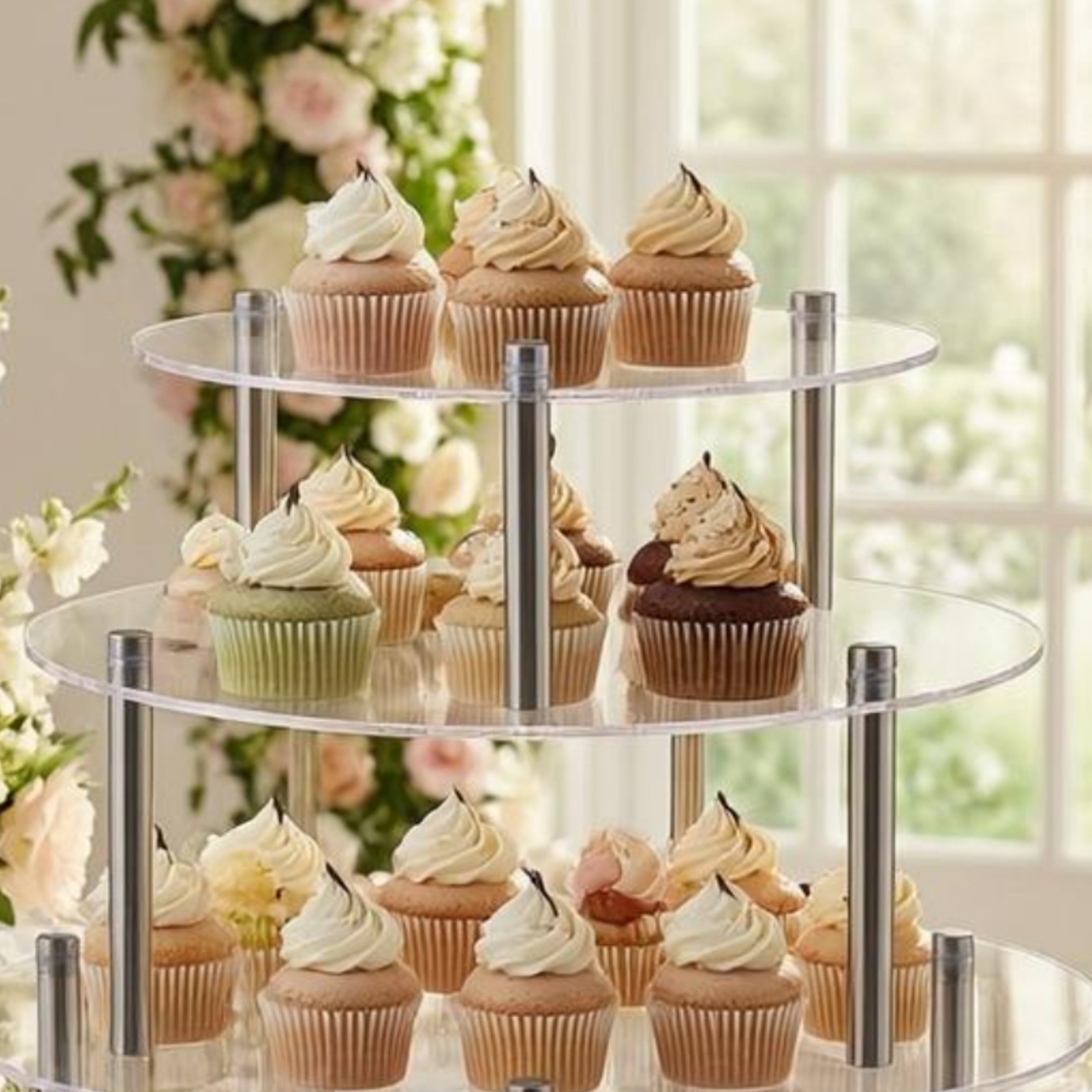 Acrylic Cake Stand Cylindrical – Display Risers Set Bewertung und Preis