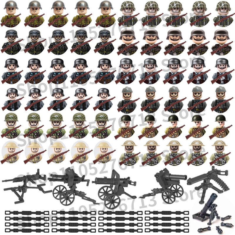25Pcs/Set World War II Militar – Lego Minifigure Holder Bewertung und Preis