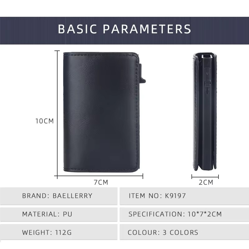 New RFID Mini Men Card Wallets – Card Top Loader Bewertung und Preis