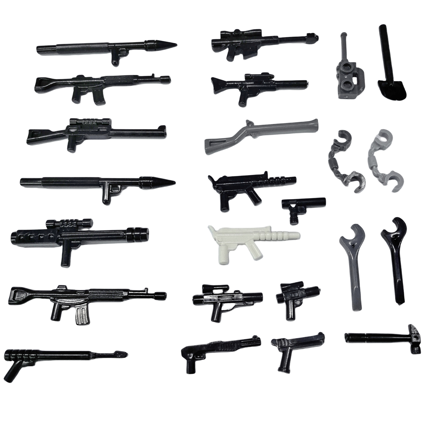 Military WW2 Weapon Guns Soldi – Lego Minifigure Holder Bewertung und Preis