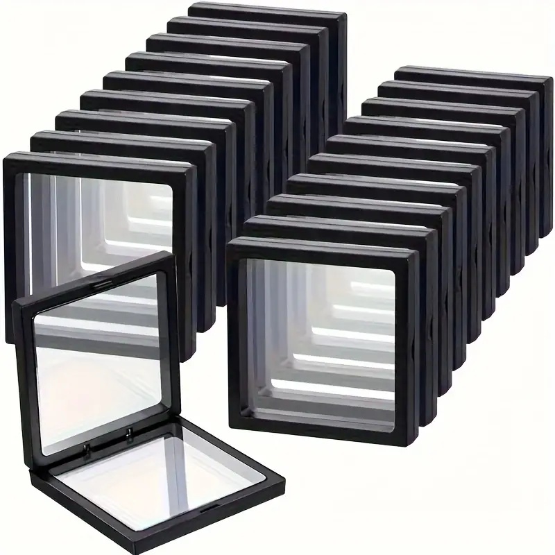 20Pcs Clearview 3D Floating Di – Display Case Acrylic Bewertung und Preis
