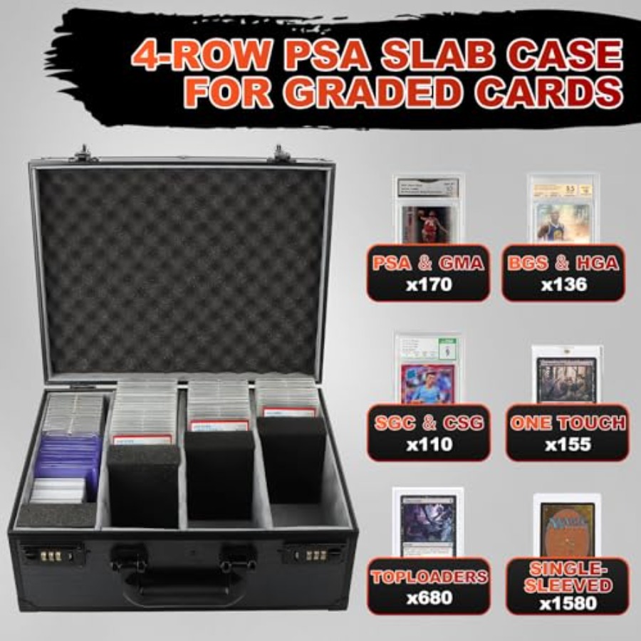 Graded Card Storage Box Holds  – Card Top Loader Bewertung und Preis