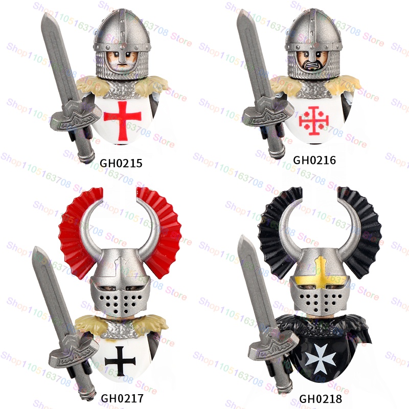 G0128 Moc Medieval Roman Centu – Lego Minifigure Holder Bewertung und Preis