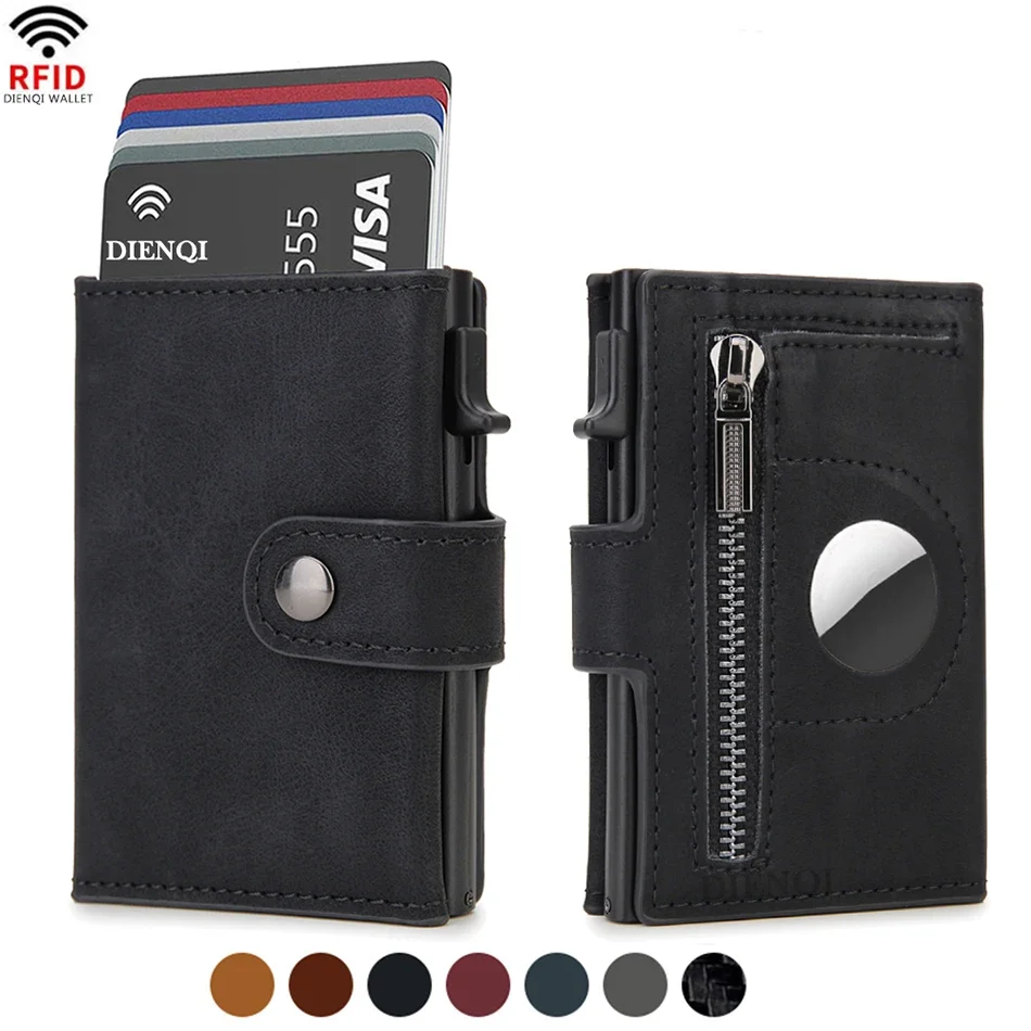 Rfid Leather Airtag Men Wallet – Card Top Loader Bewertung und Preis