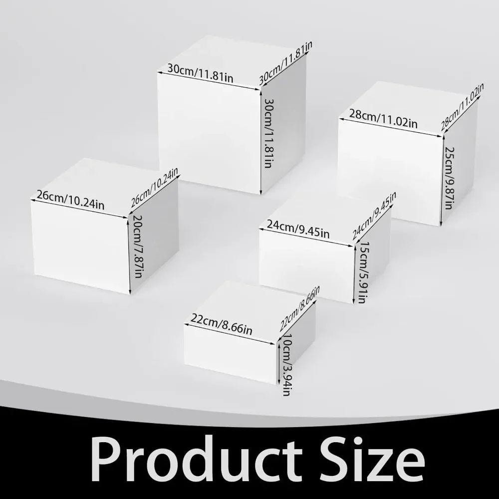 extra large white acrylic buff – Display Risers Set Bewertung und Preis