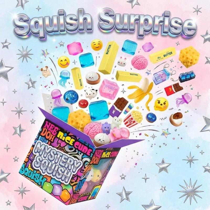 Holiday Squishy Mystery Blind  – Mystery Box Blind Bag Bewertung und Preis