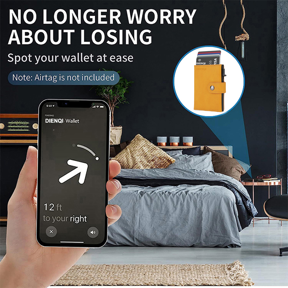 Airtag Wallet Rfid Credit Card – Card Top Loader Bewertung und Preis